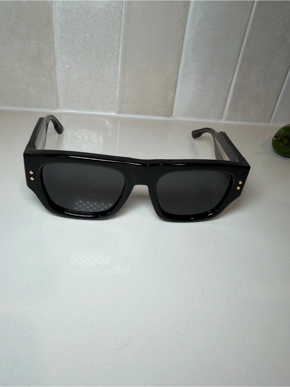 Gucci Oversized Square Black Sunglasses